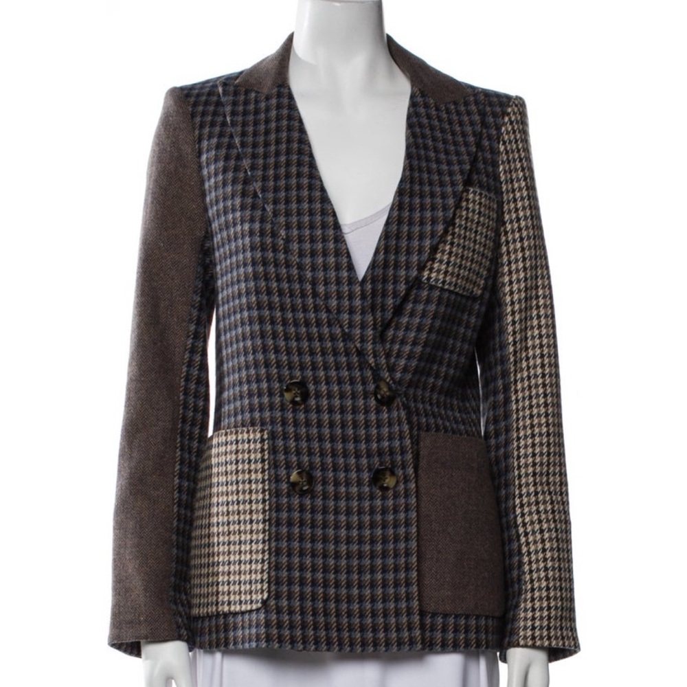 Veronica Beard Multi Pattern Blazer Jacket - image 1
